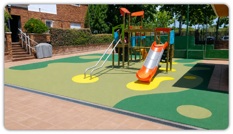 SUELOS DE CAUCHO PARA PARQUES INFANTILES