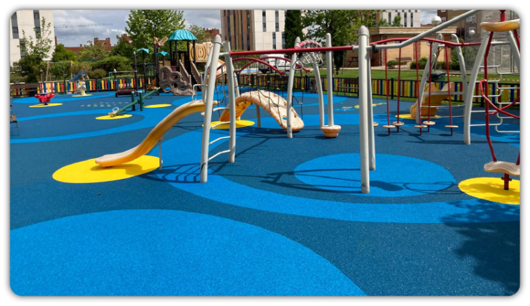 SUELOS DE CAUCHO PARA PARQUES INFANTILES