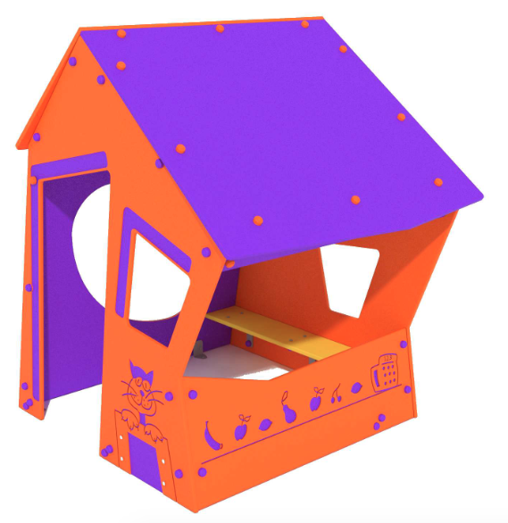 Casita para parques infantiles
