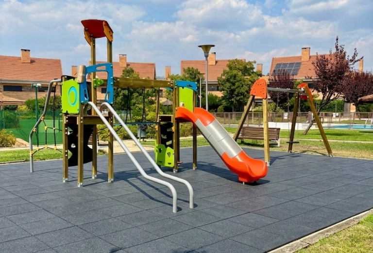 Multijuego Veleta Doble Multijuego para parques infantiles